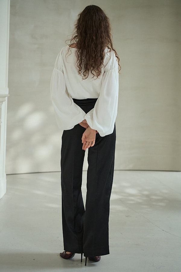 Joplin Sheer Blouse <br>-Off white-