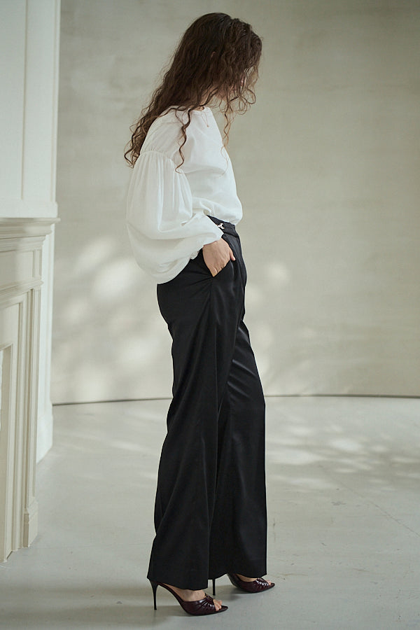 Joplin Sheer Blouse <br>-Off white-