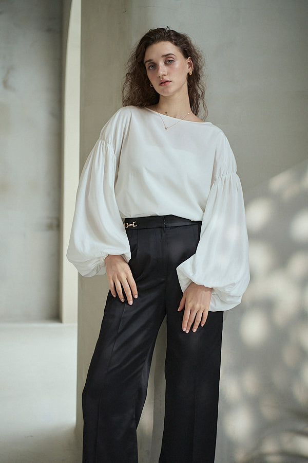 Joplin Sheer Blouse <br>-Off white-