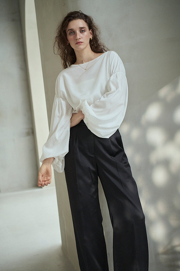 Joplin Sheer Blouse <br>-Off white-