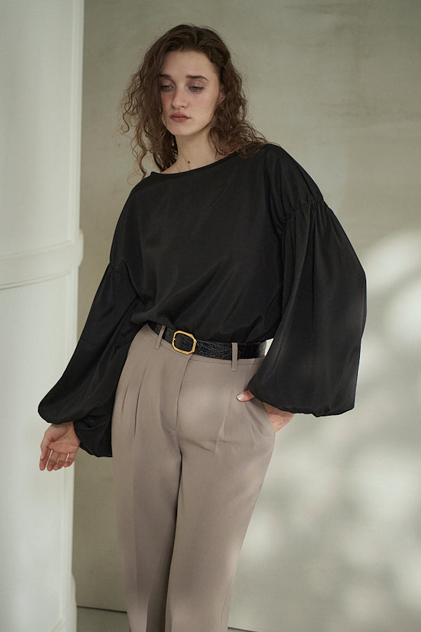 Joplin Sheer Blouse <br>-Black-