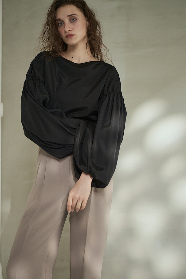 Joplin Sheer Blouse <br>-Black-
