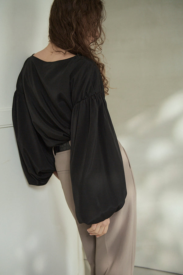Joplin Sheer Blouse <br>-Black-