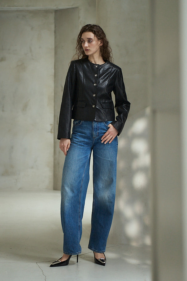 Camelia Quilted Jacket <br>-Black-