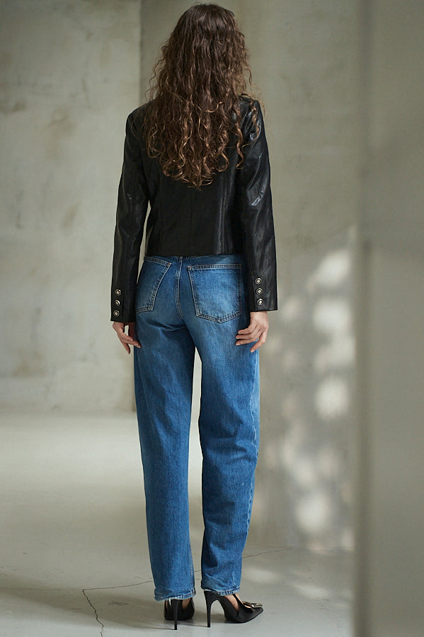 Camelia Quilted Jacket <br>-Black-