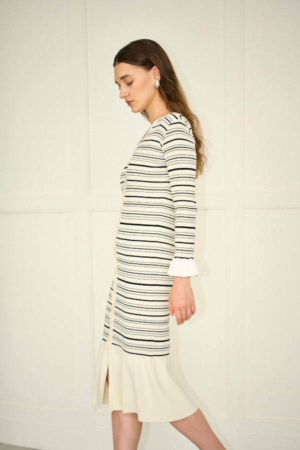 Julita Knit Dress <br>-Border-