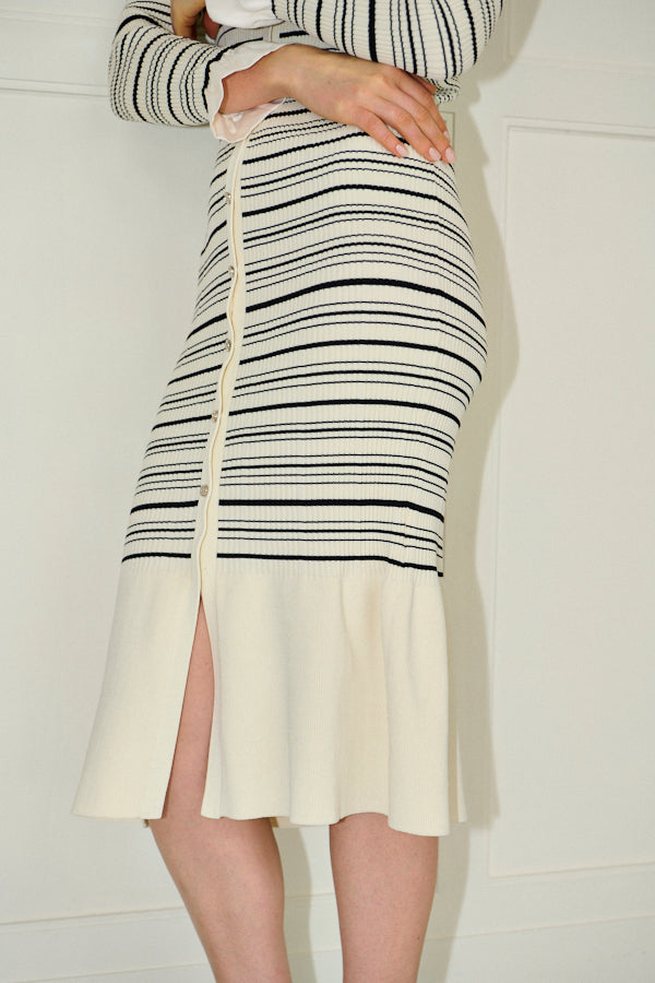 Julita Knit Dress <br>-Border-