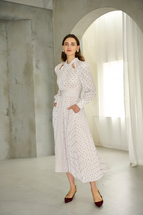 Abby Polka-Dot Dress  <br> -IVO-