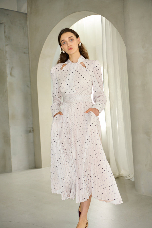 Abby Polka-Dot Dress  <br> -IVO-
