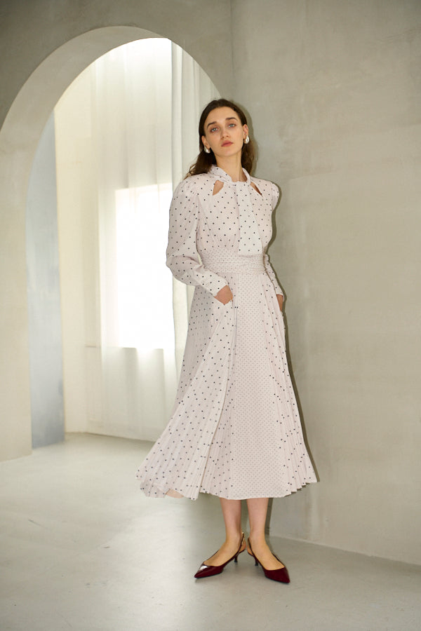 Abby Polka-Dot Dress  <br> -IVO-
