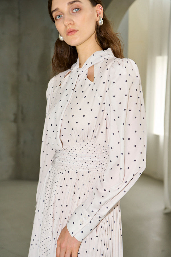 Abby Polka-Dot Dress  <br> -IVO-