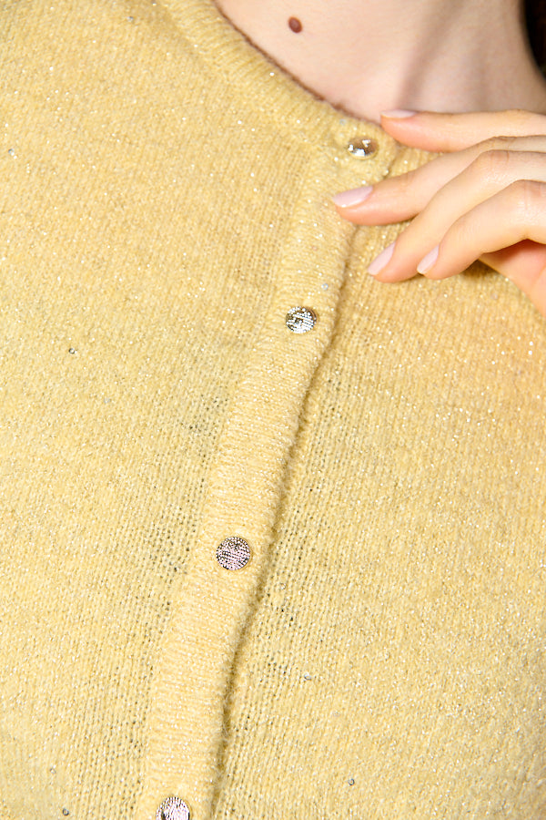 Mira Knit Cardigan <br>-YEL-