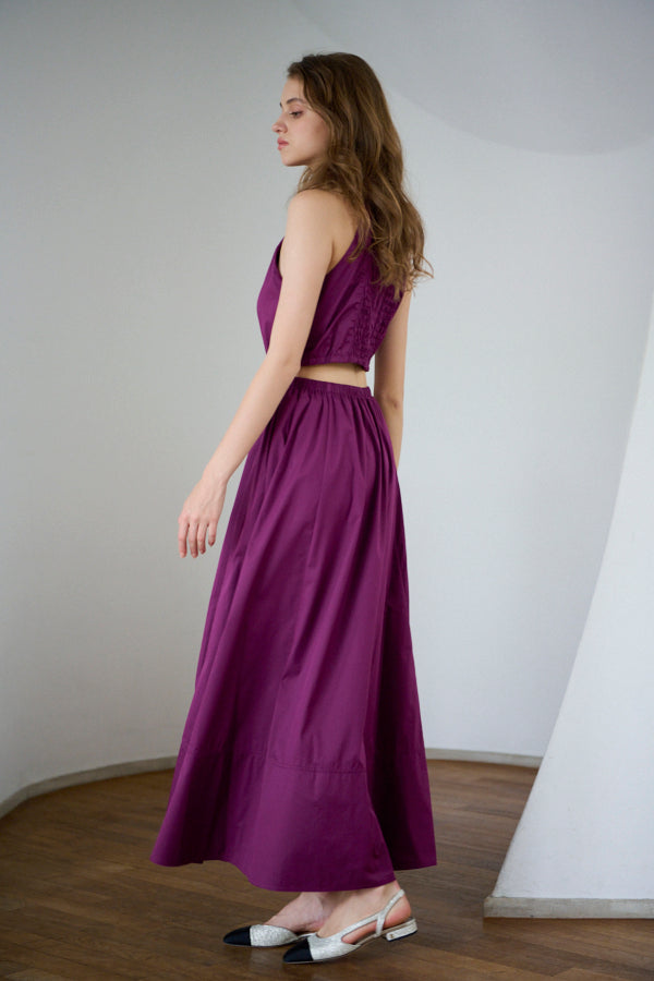 Florence Dress <br> -Grape-