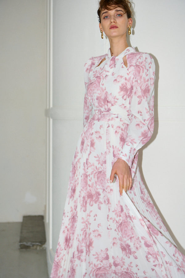 Abby Flower Dress  <br> -PNK.pt-