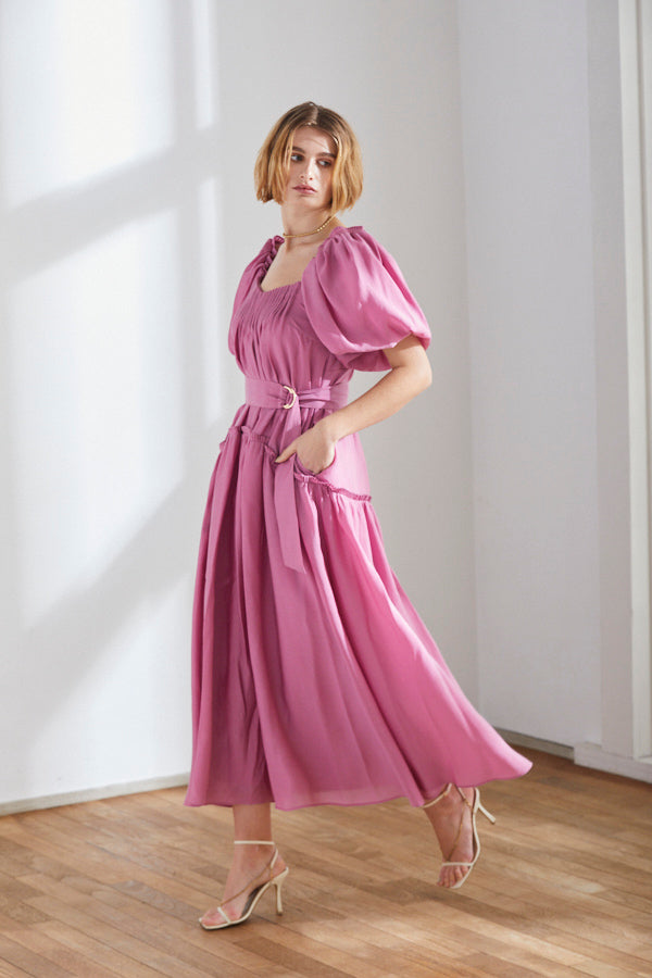 Memories Long Dress <br> -PNK-