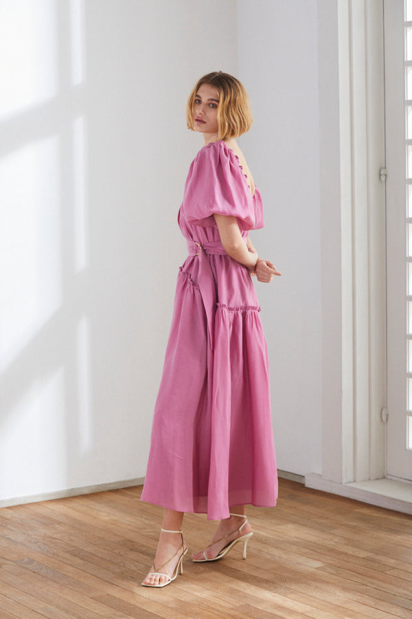 Memories Long Dress <br> -PNK-