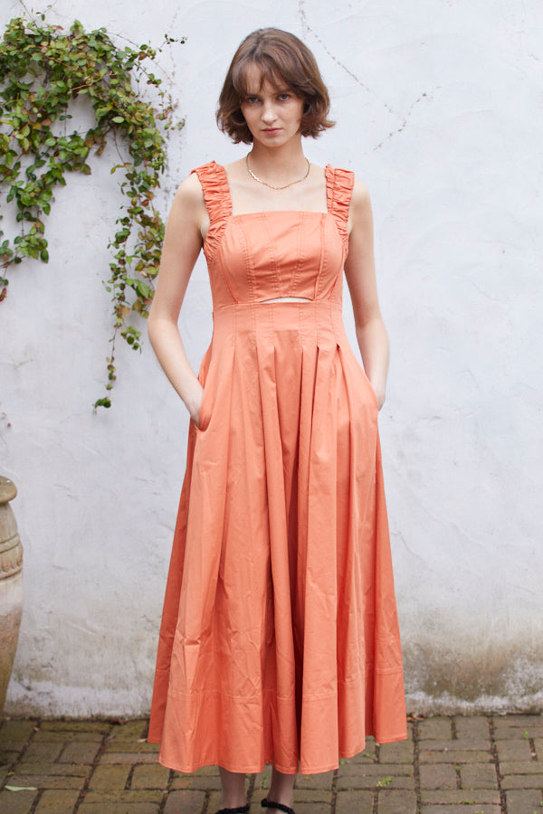 On The Rise Long Dress<br> -ORG-