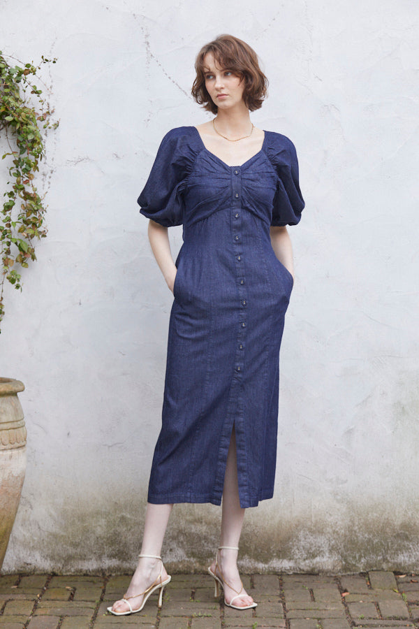 Alicia Dress <br>  -NVY-