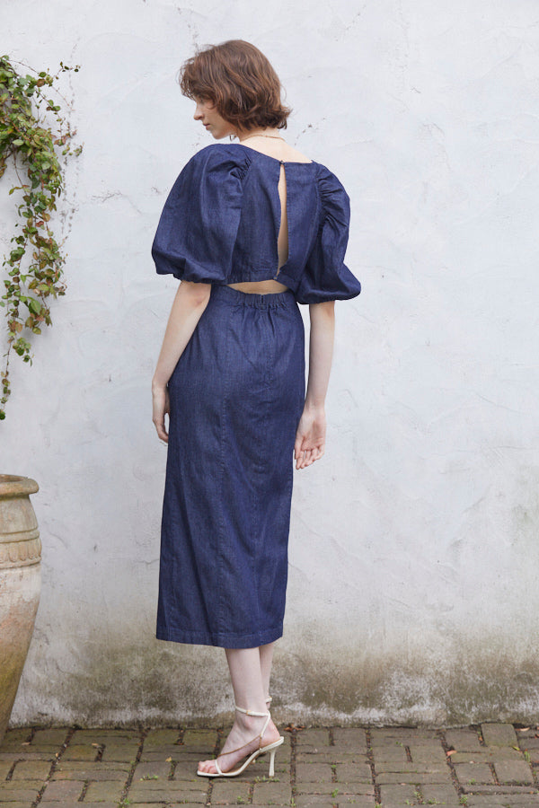 Alicia Dress <br>  -NVY-