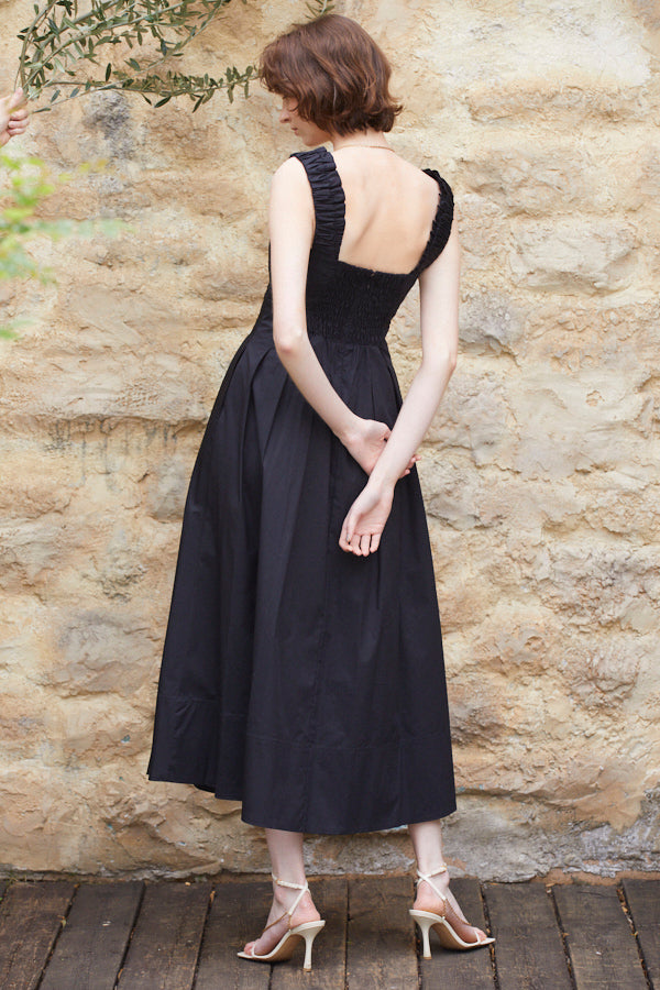 On The Rise Long Dress<br> -BLK-