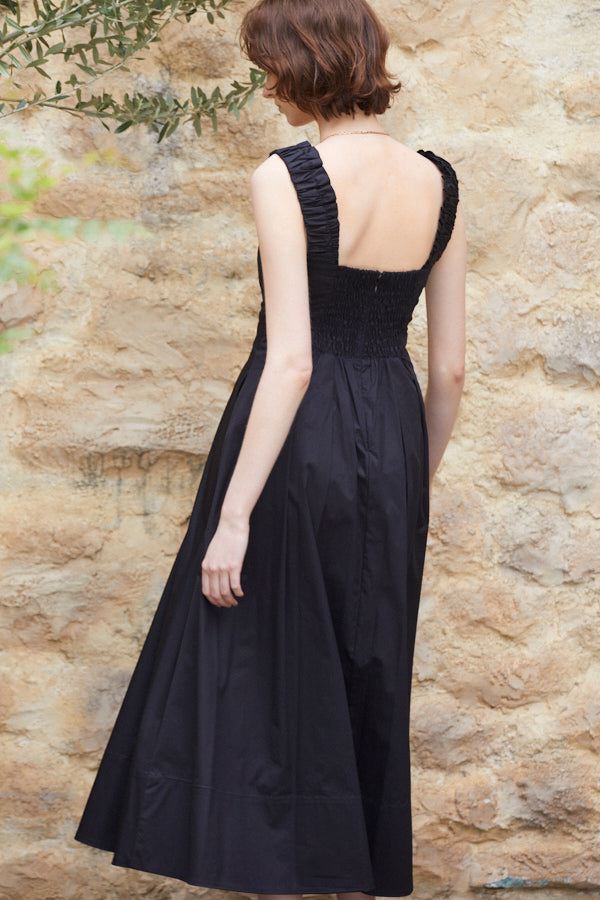 On The Rise Long Dress<br> -BLK-