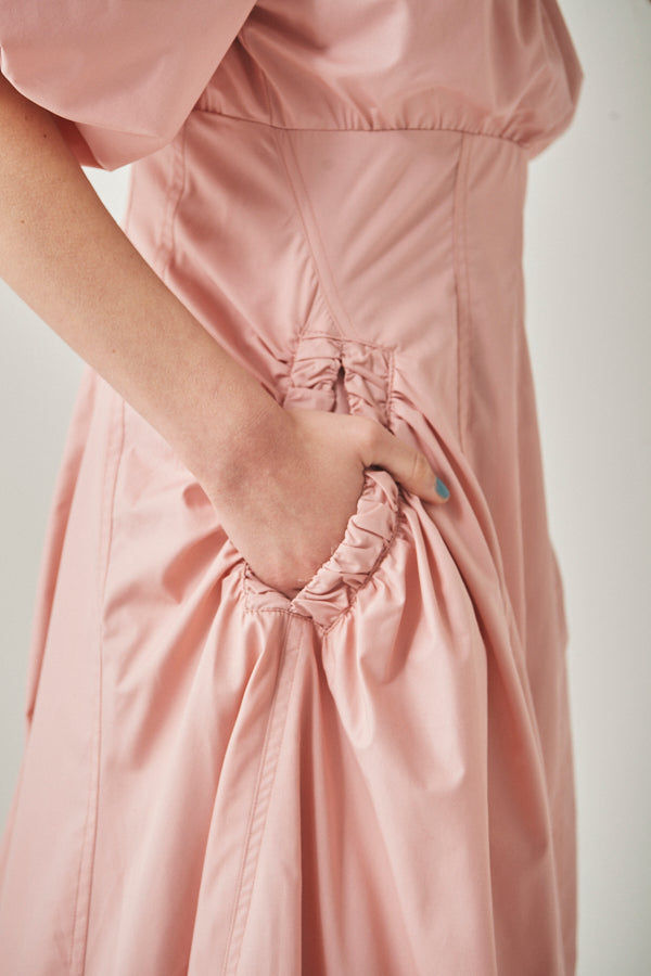 Josie Long Dress <br> -Coral PNK-