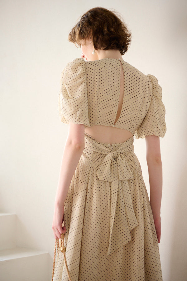 Harper Polka-dot Dress <br>-IVO dot-