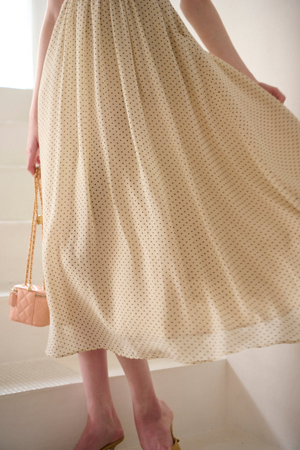 Harper Polka-dot Dress <br>-IVO dot-