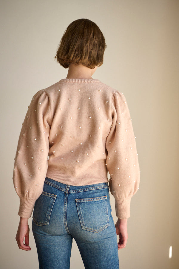 Violetta Pearl Cardigan <br>  -L.BEG-