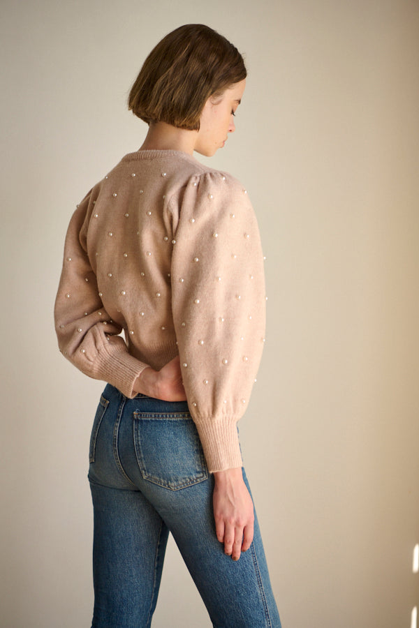 Violetta Pearl Cardigan <br>  -L.BEG-