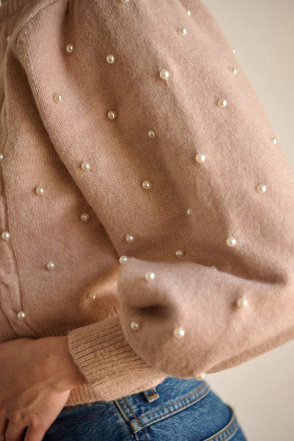 Violetta Pearl Cardigan <br>  -L.BEG-