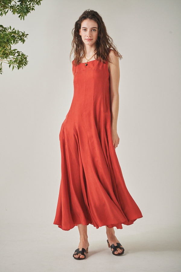 Alona Sun Long Dress  <br>-RED-