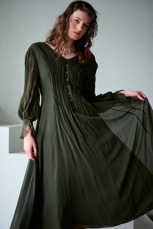 Alicia Long Dress  <br> -KHA-