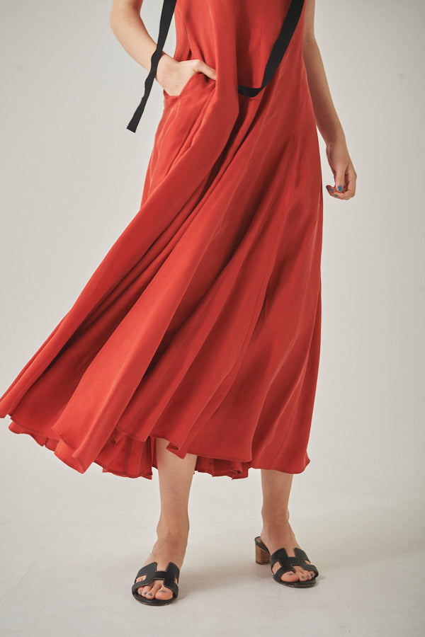 Alona Sun Long Dress  <br>-RED-