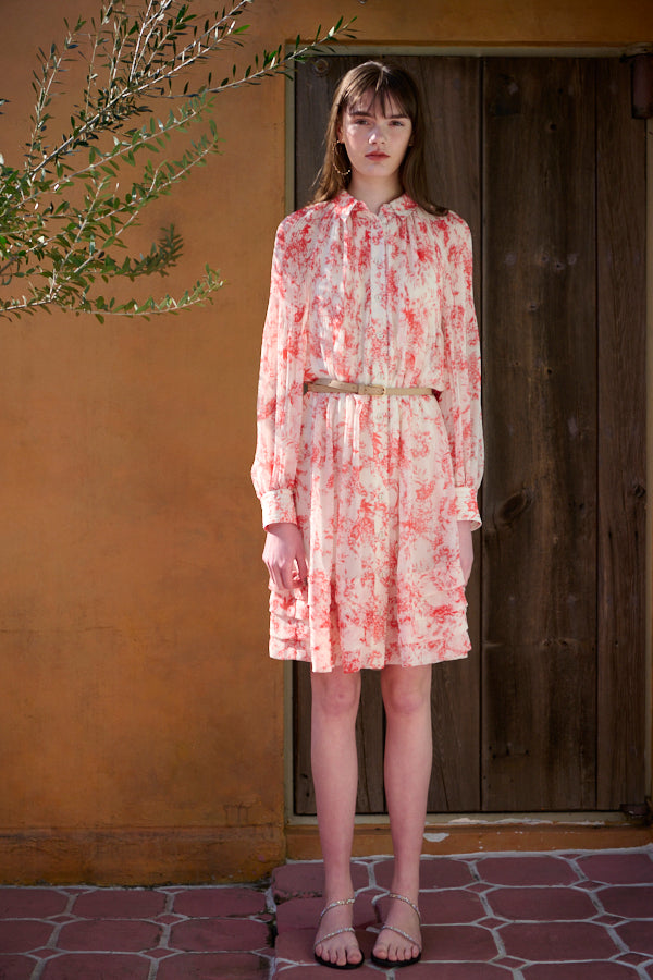 Merida Floral Belted Dress <br>  -OFF×org pt-