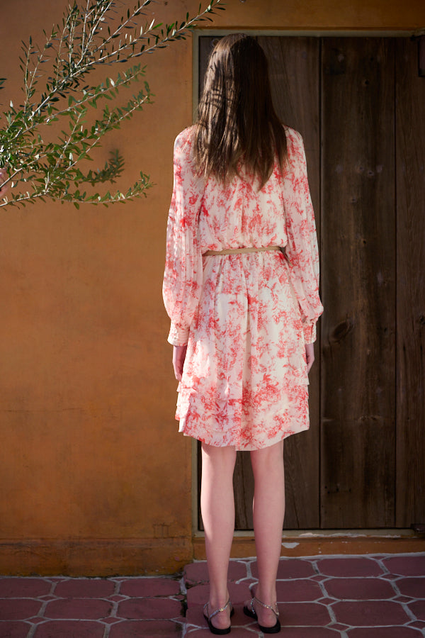 Merida Floral Belted Dress <br>  -OFF×org pt-