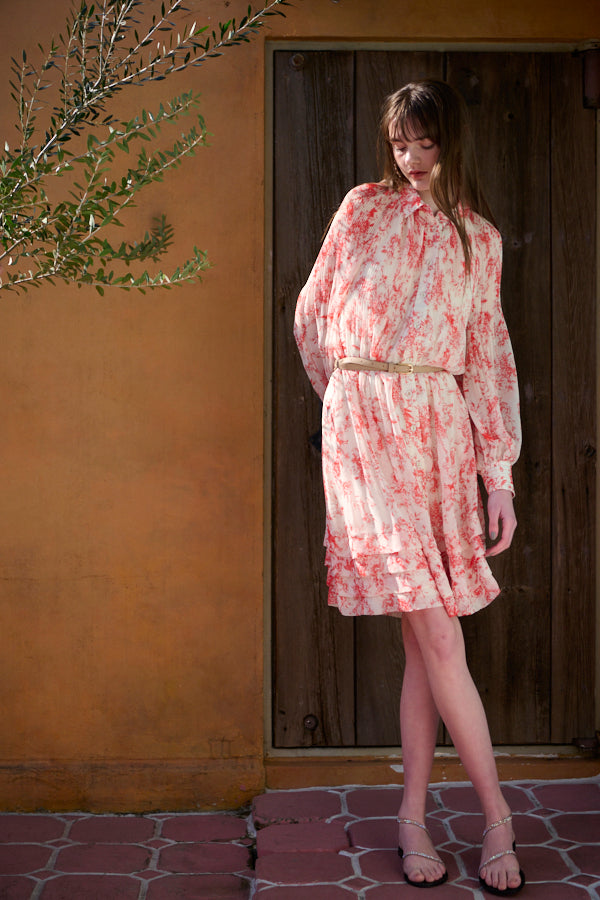 Merida Floral Belted Dress <br>  -OFF×org pt-