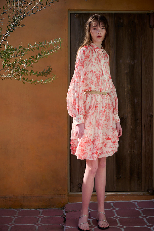 Merida Floral Belted Dress <br>  -OFF×org pt-