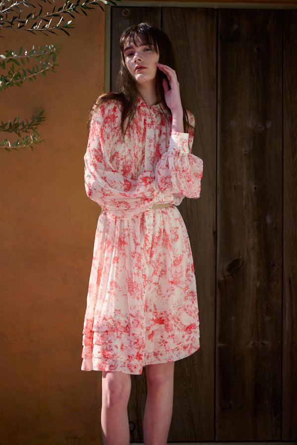 Merida Floral Belted Dress <br>  -OFF×org pt-