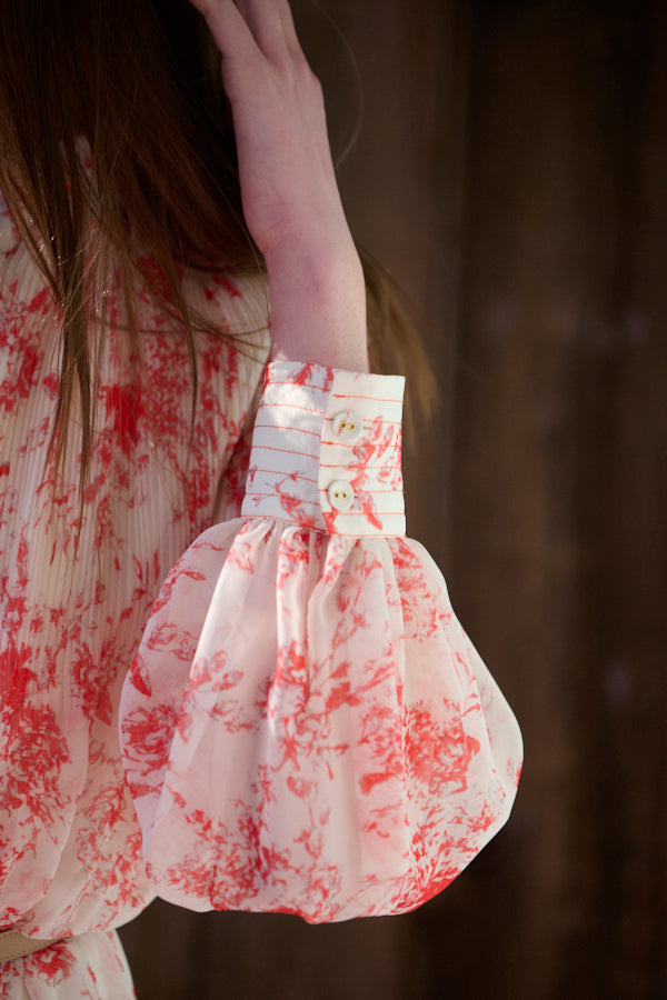 Merida Floral Belted Dress <br>  -OFF×org pt-