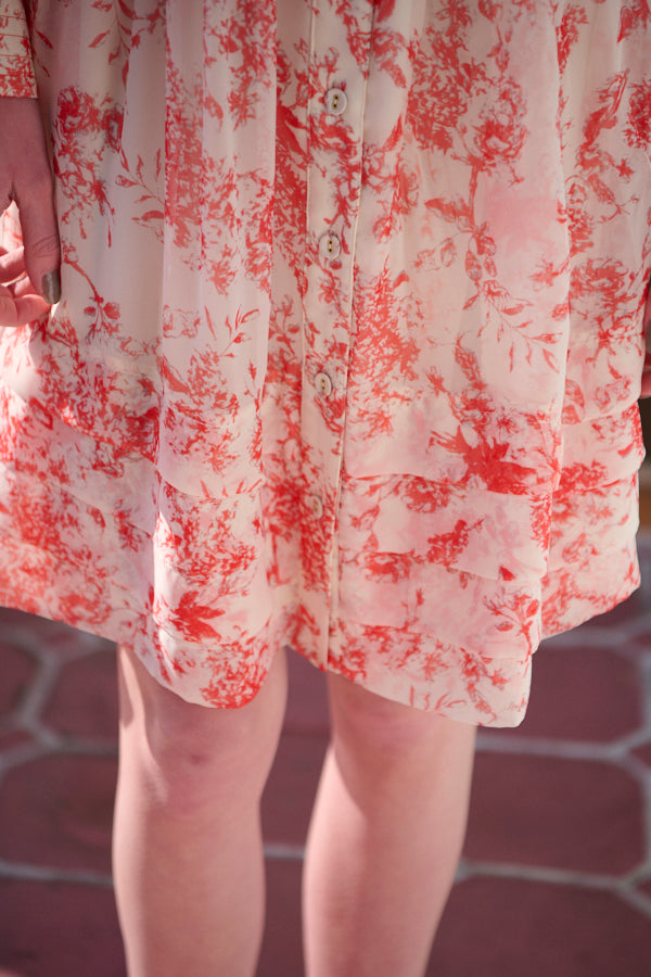 Merida Floral Belted Dress <br>  -OFF×org pt-