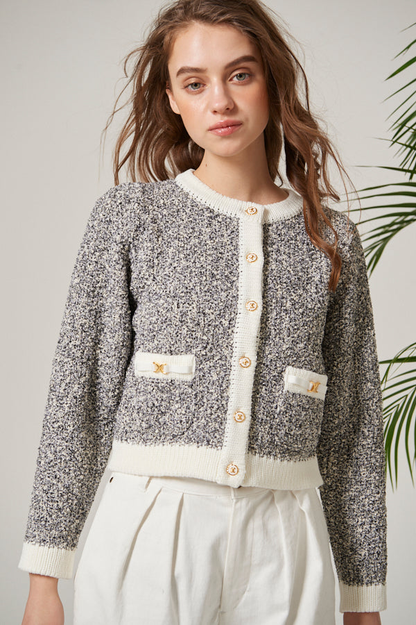 Mona Cardigan <br> -BLK-