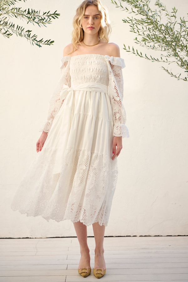 Before Sunset Dress <br> -O,WHT-