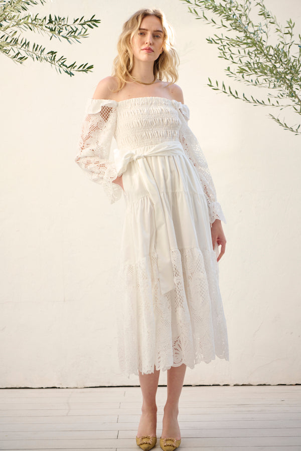 Before Sunset Dress <br> -O,WHT-