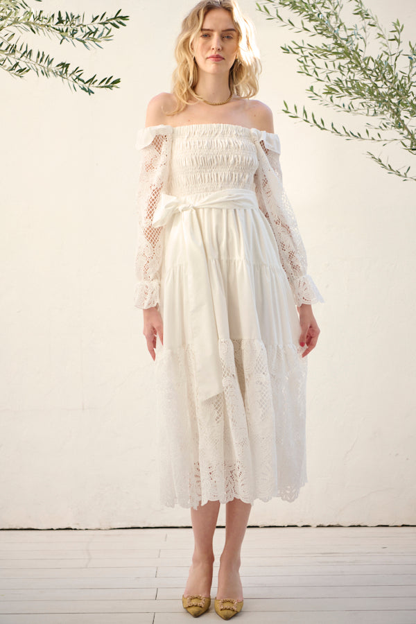 Before Sunset Dress <br> -O,WHT-