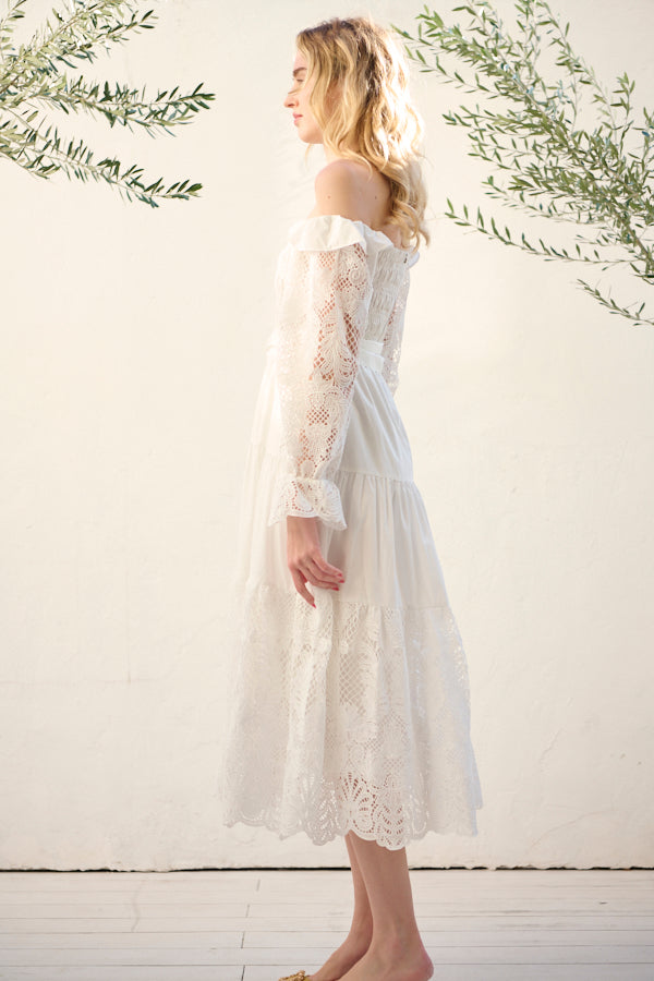 Before Sunset Dress <br> -O,WHT-