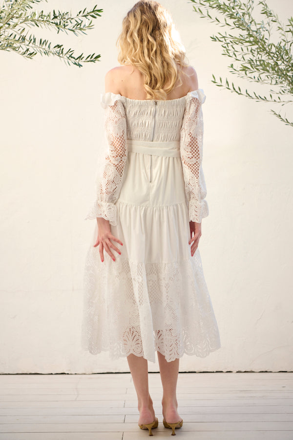 Before Sunset Dress <br> -O,WHT-