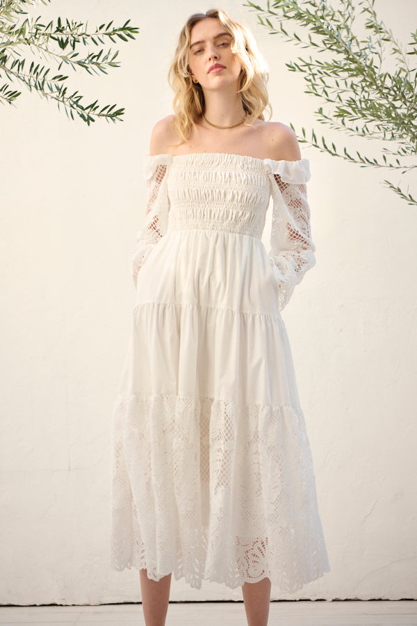 Before Sunset Dress <br> -O,WHT-