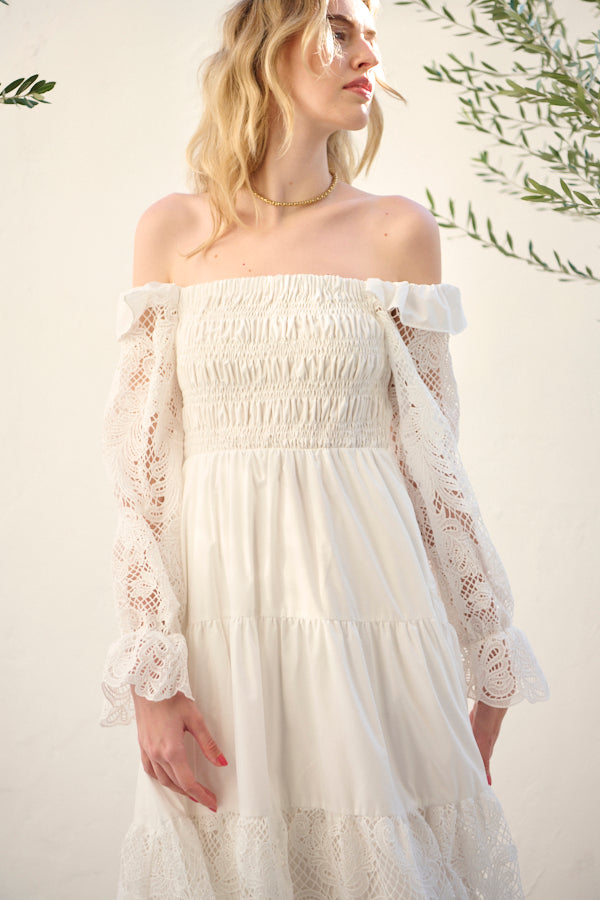 Before Sunset Dress <br> -O,WHT-