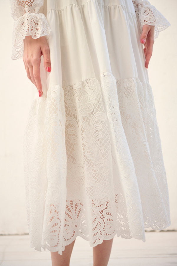 Before Sunset Dress <br> -O,WHT-